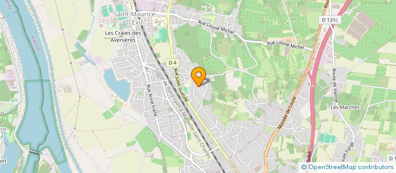 localisation de l'entreprise MADAME PATRICIA PONCEAU  CLONAS-SUR-VAREZE