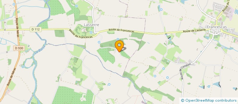 localisation de l'entreprise MADAME PATRICIA PONCY  LASSERRE