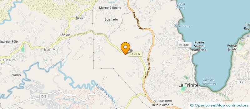 localisation de l'entreprise MADAME PATRICIA PORTEL  TRINITE