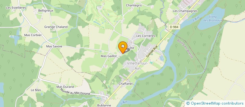 localisation de l'entreprise MADAME PATRICIA PORTILLO à VILLETTE-SUR-AIN