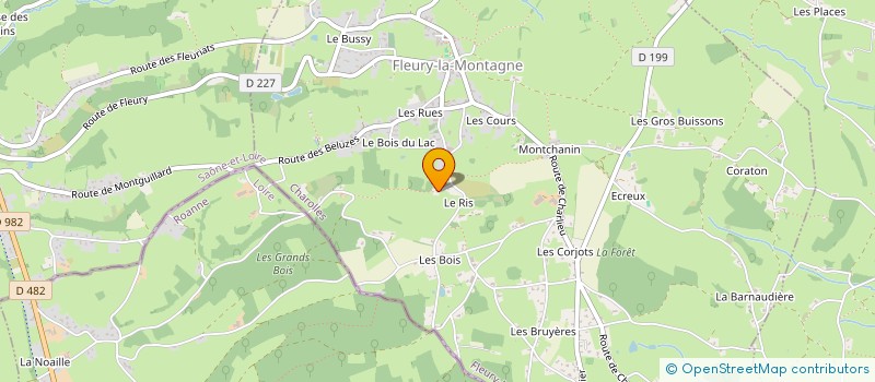 localisation de l'entreprise MADAME PATRICIA POST  FLEURY-LA-MONTAGNE