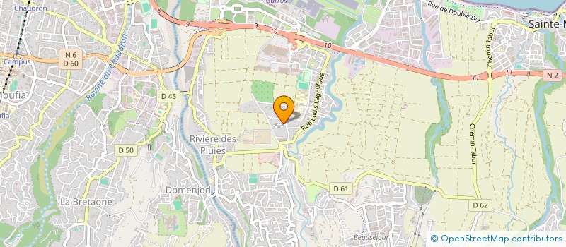 localisation de l'entreprise MADAME PATRICIA POUJOIS  SAINTE-MARIE