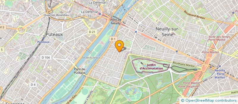 localisation de l'entreprise MADAME PATRICIA POUPON à NEUILLY-SUR-SEINE