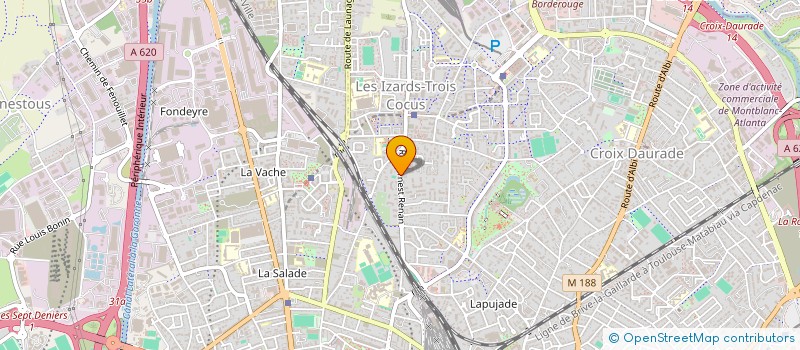 localisation de l'entreprise MADAME PATRICIA POUVREAU  TOULOUSE