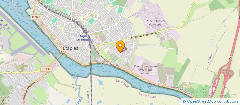 localisation de l'entreprise MADAME PATRICIA PRADIER  ETAPLES