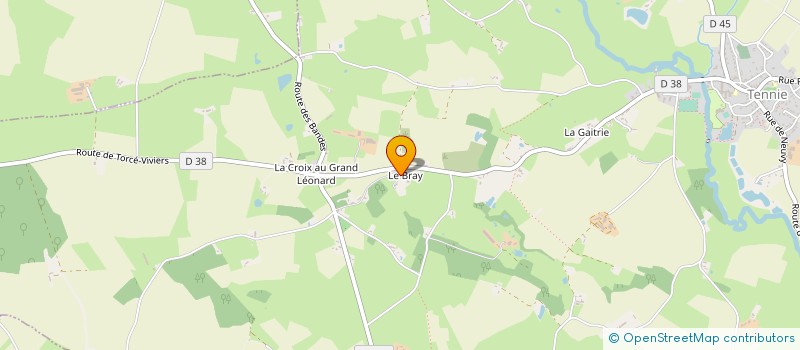 localisation de l'entreprise MADAME PATRICIA PREVOT  TENNIE