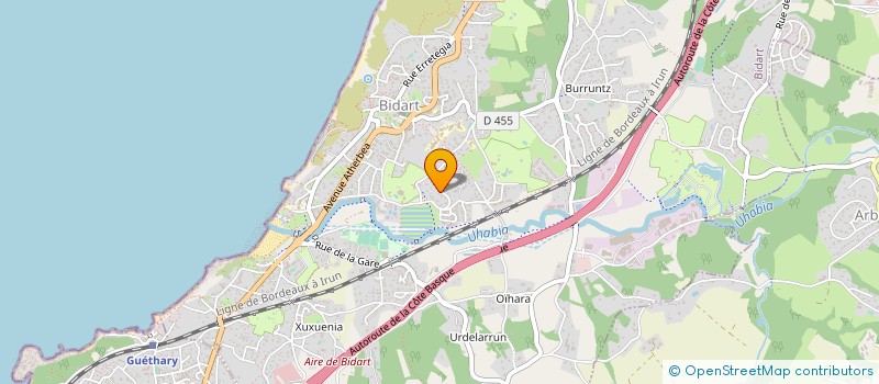 localisation de l'entreprise MADAME PATRICIA PRIVET  BIDART