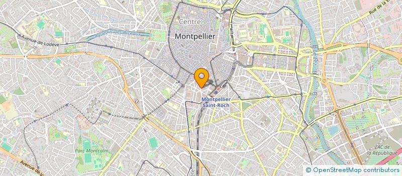 localisation de l'entreprise MADAME PATRICIA PUECH à MONTPELLIER