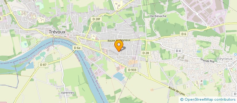 localisation de l'entreprise MADAME PATRICIA PUGET  TREVOUX