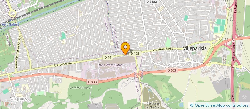 localisation de l'entreprise MADAME PATRICIA PULIN  VILLEPARISIS