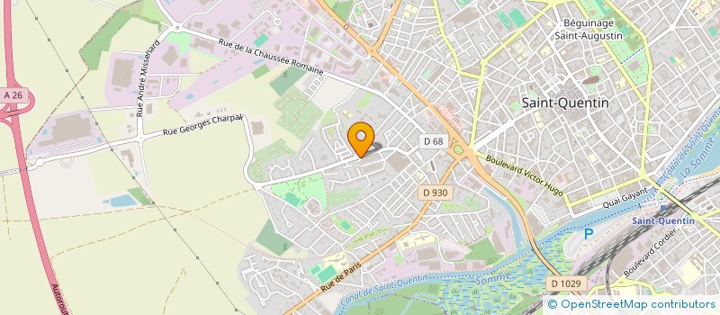 localisation de l'entreprise MADAME PATRICIA QUERTELET à SAINT-QUENTIN