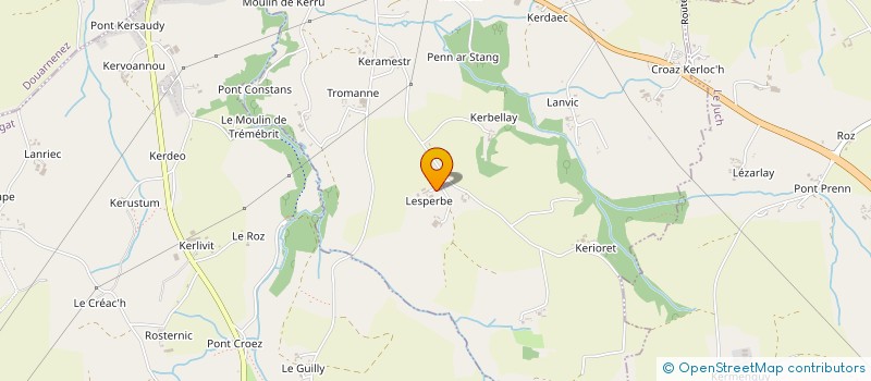 localisation de l'entreprise MADAME PATRICIA QUINIOU  DOUARNENEZ