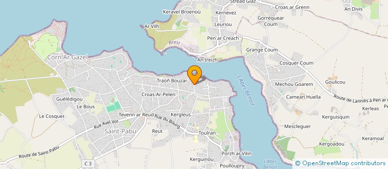 localisation de l'entreprise MADAME PATRICIA QUINIOU  SAINT-PABU