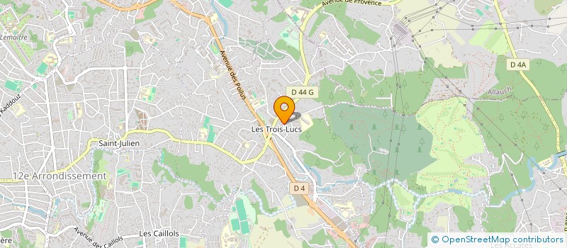 localisation de l'entreprise MADAME PATRICIA RACINA à MARSEILLE