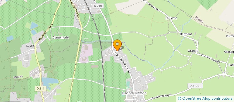 localisation de l'entreprise MADAME PATRICIA RAGOT  LUDON-MEDOC