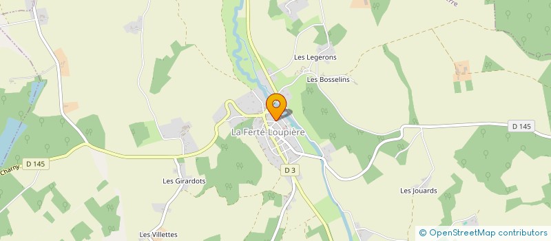 localisation de l'entreprise MADAME PATRICIA RAMEAU à LA FERTE-LOUPIERE