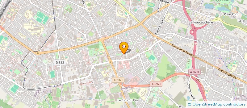 localisation de l'entreprise MADAME PATRICIA RANAL  ANGERS