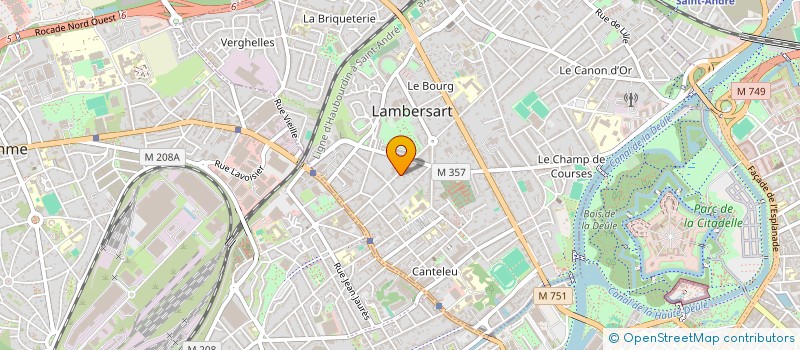 localisation de l'entreprise MADAME PATRICIA RANNAUD à LAMBERSART