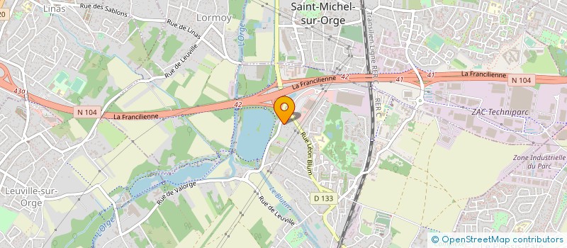 localisation de l'entreprise MADAME PATRICIA RAUCOURT à BRETIGNY-SUR-ORGE
