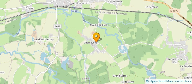 localisation de l'entreprise MADAME PATRICIA RAVENEAUT  POLLIAT