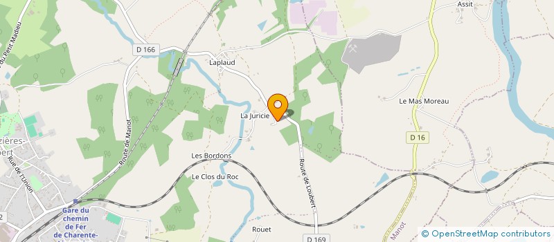 localisation de l'entreprise MADAME PATRICIA RAZANAKOTO à TERRES-DE-HAUTE-CHARENTE