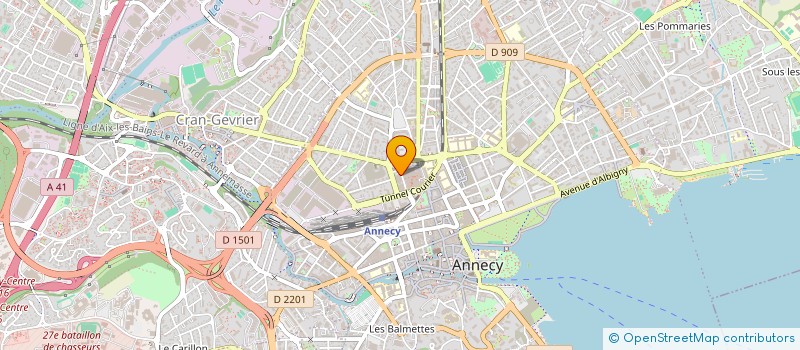 localisation de l'entreprise MADAME PATRICIA REGNIER à ANNECY