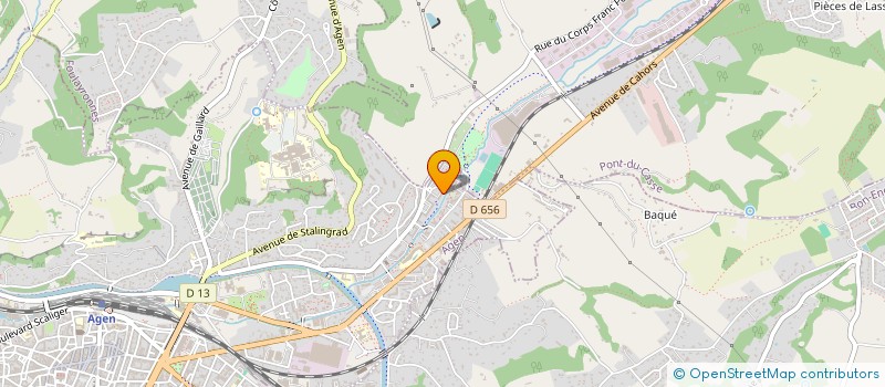 localisation de l'entreprise MADAME PATRICIA REIG  AGEN