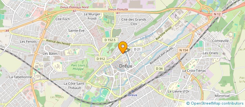 localisation de l'entreprise MADAME PATRICIA REISS à DREUX