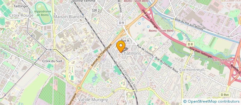 localisation de l'entreprise MADAME PATRICIA REMY à REIMS