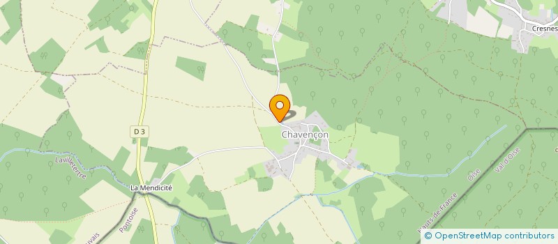 localisation de l'entreprise MADAME PATRICIA REMY  CHAVENCON