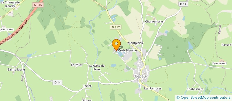 localisation de l'entreprise MADAME PATRICIA RENAUT  LEPAUD