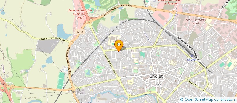 localisation de l'entreprise MADAME PATRICIA RENE à CHOLET