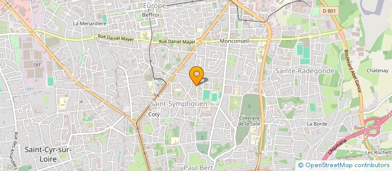 localisation de l'entreprise MADAME PATRICIA RENOUL  TOURS