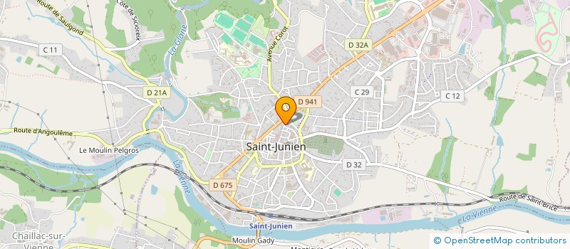 localisation de l'entreprise MADAME PATRICIA RIBETTE à SAINT-JUNIEN