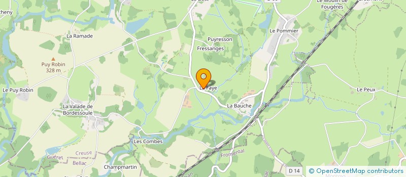 localisation de l'entreprise MADAME PATRICIA RICARD  SAINT-MAURICE-LA-SOUTERRAINE