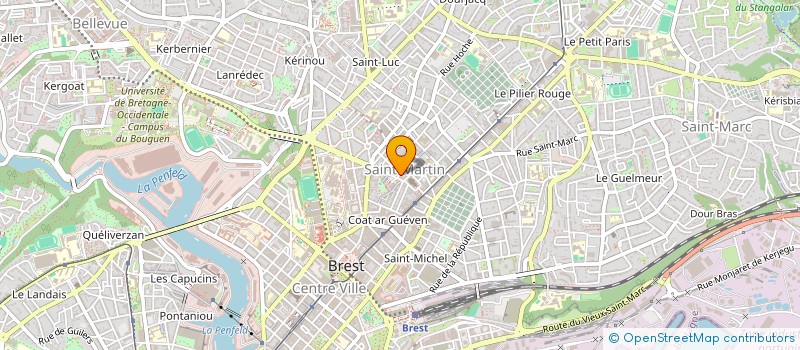 localisation de l'entreprise MADAME PATRICIA RICHARD  BREST