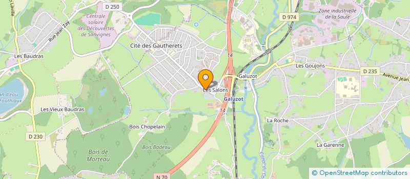 localisation de l'entreprise MADAME PATRICIA RICHARD  SAINT-VALLIER