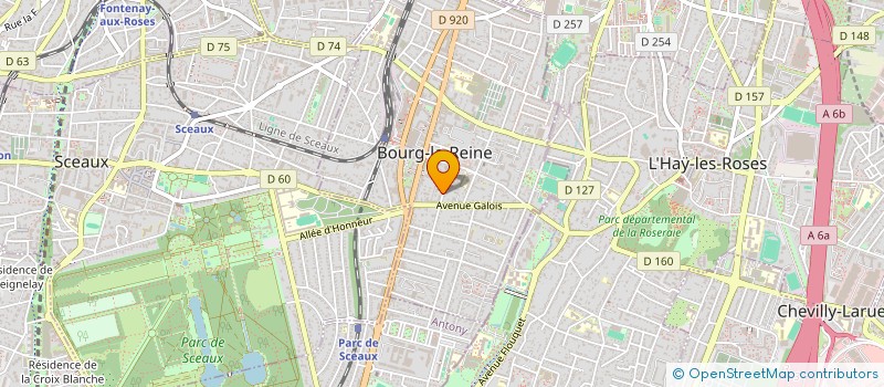 localisation de l'entreprise MADAME PATRICIA RICHARD  BOURG-LA-REINE