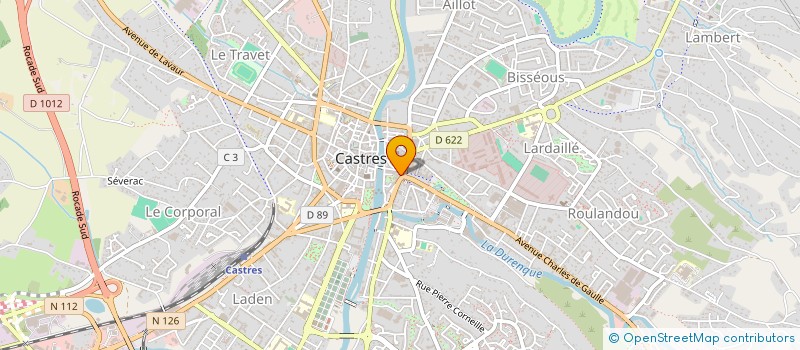 localisation de l'entreprise MADAME PATRICIA RIGAL à CASTRES