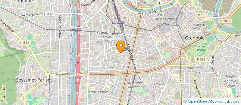 localisation de l'entreprise MADAME PATRICIA RIGAUD à GRENOBLE