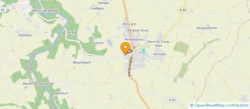 localisation de l'entreprise MADAME PATRICIA RIGOULOT  SAINT-CLET