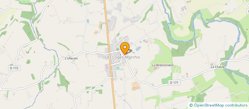 localisation de l'entreprise MADAME PATRICIA RIOULT  LES LOGES-MARCHIS