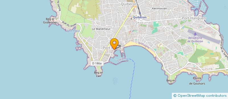 localisation de l'entreprise MADAME PATRICIA RISSEL à QUIBERON