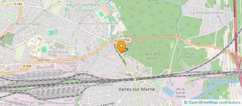 localisation de l'entreprise MADAME PATRICIA ROBERT à VAIRES-SUR-MARNE
