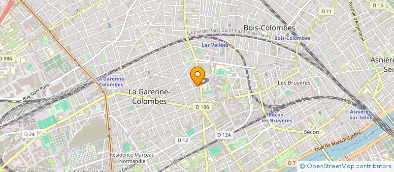 localisation de l'entreprise MADAME PATRICIA ROBERT à LA GARENNE-COLOMBES