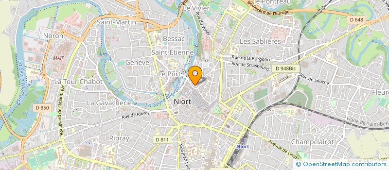 localisation de l'entreprise MADAME PATRICIA ROBIN à NIORT
