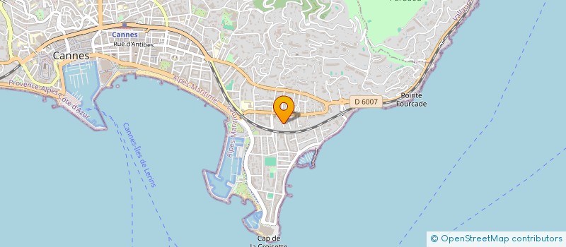 localisation de l'entreprise MADAME PATRICIA ROBINNE à CANNES
