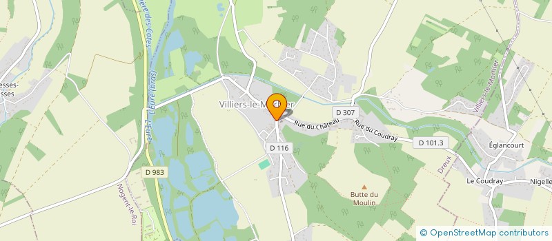 localisation de l'entreprise MADAME PATRICIA ROCHE à VILLIERS-LE-MORHIER