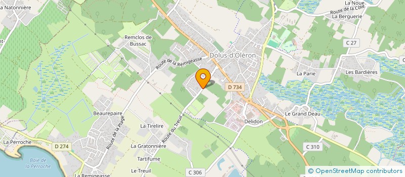 localisation de l'entreprise MADAME PATRICIA ROCHE à DOLUS-D OLERON