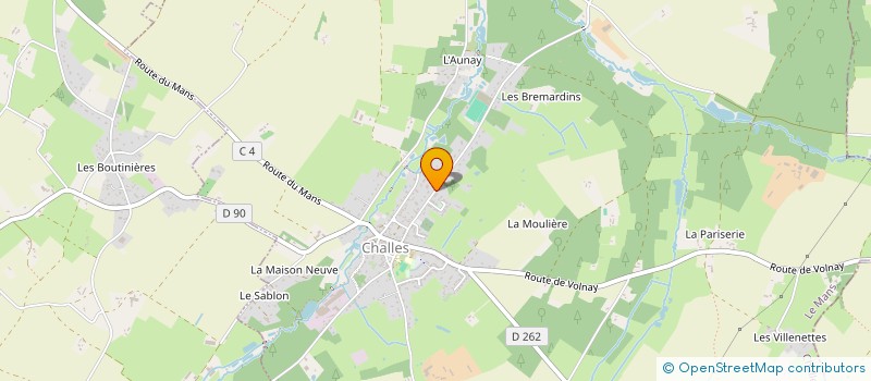 localisation de l'entreprise MADAME PATRICIA ROCHERON  CHALLES